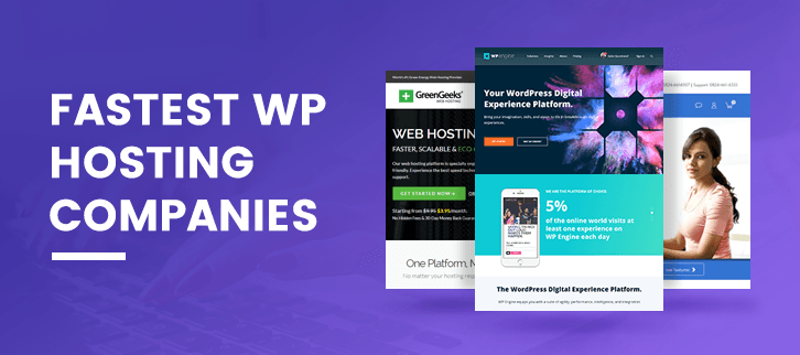 [Compared] The 10 Fastest WordPress Hosting Companies