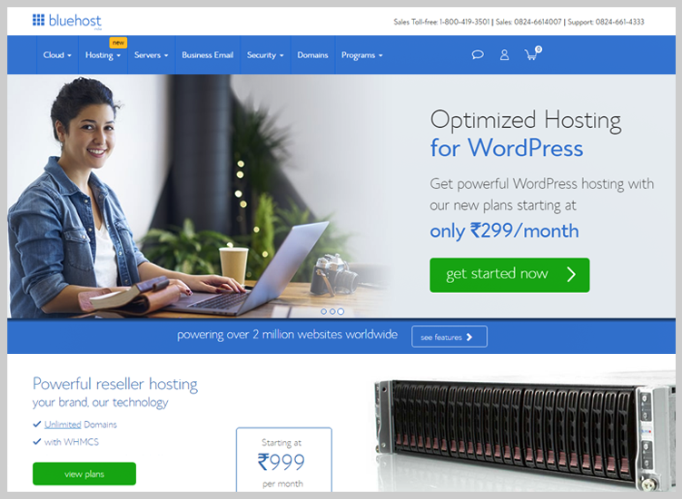 blue-host Fastest WordPress Hosting