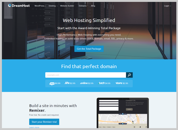 dreamhost Fastest WordPress Hosting
