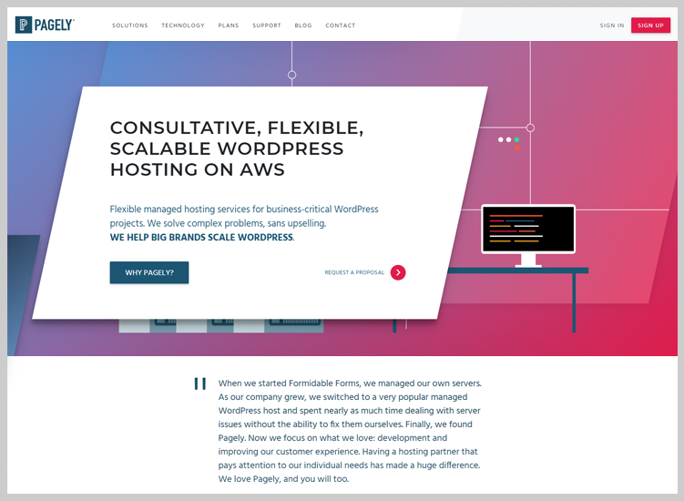 pagely Fastest WordPress Hosting