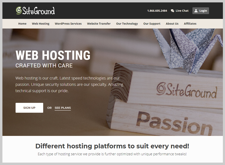 site-ground Fastest WordPress Hosting