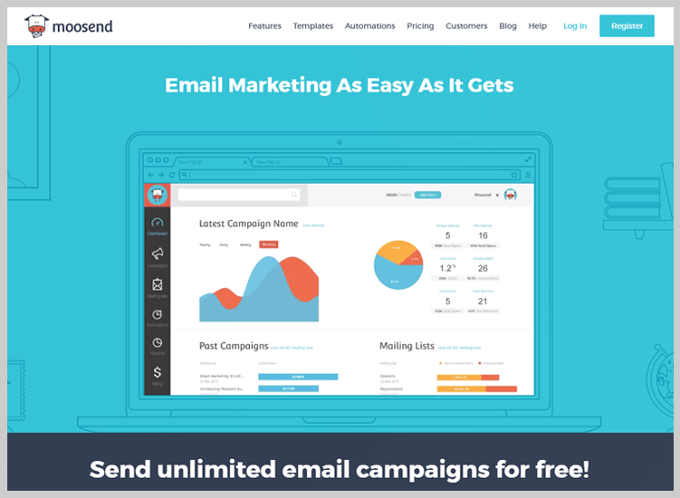 Moosend Email Marketing Software