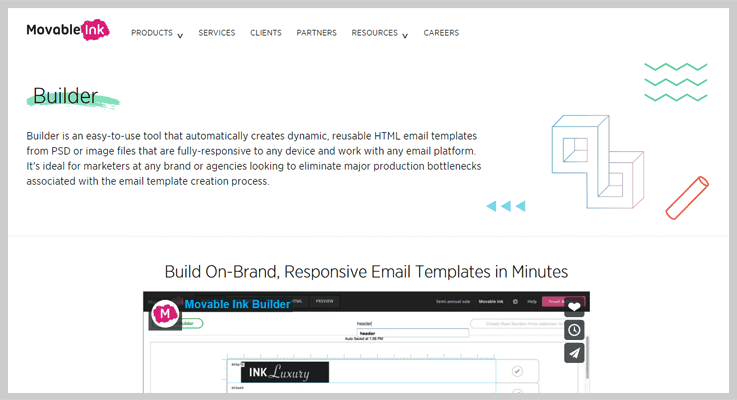 Movable Ink Email Template Builder