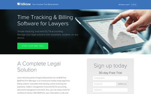 legal time and billing software