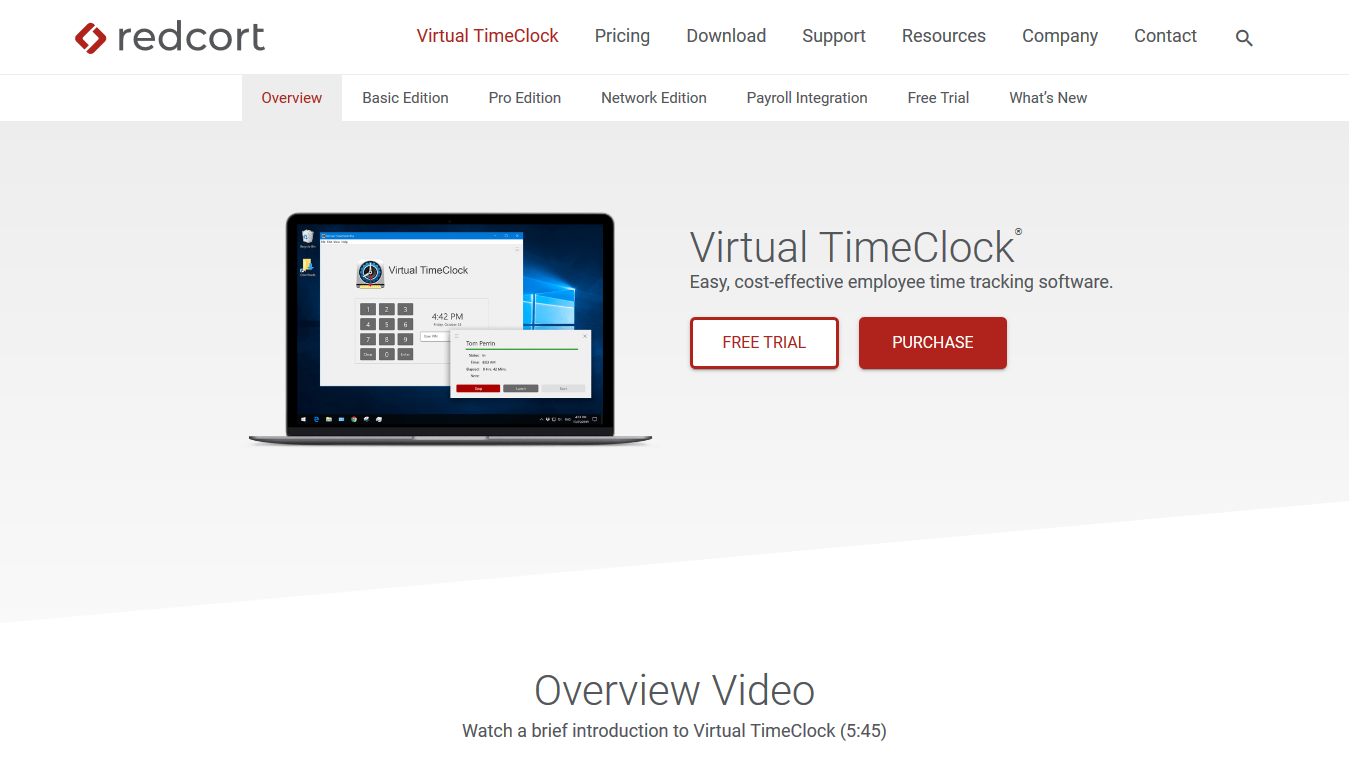 VirtualTimeClock - Home