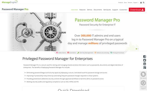 password manager pro manage engine