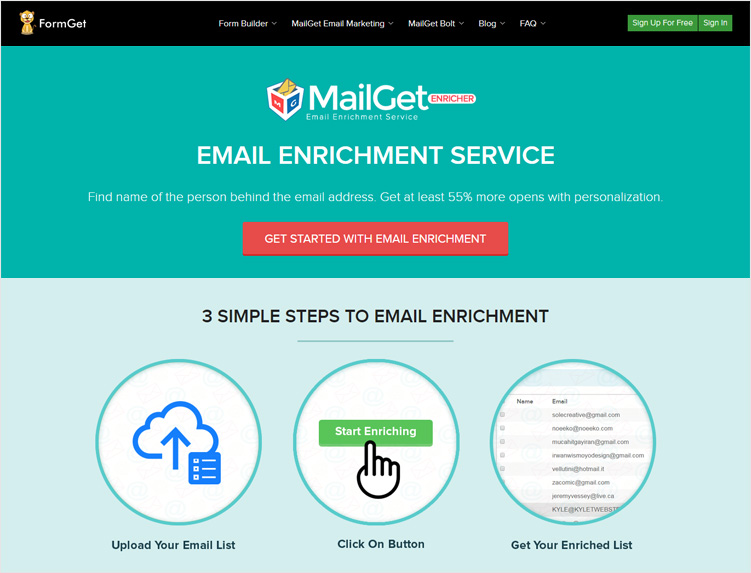 MailGet-Enricher-Social-Media-Search-Engines