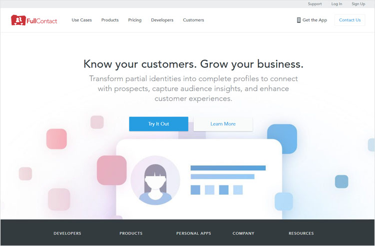 Search Social Profiles & Lead Enrichment Tool by FullContact