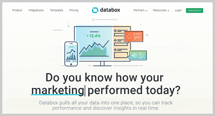 Databox Subscription Analytics Tool