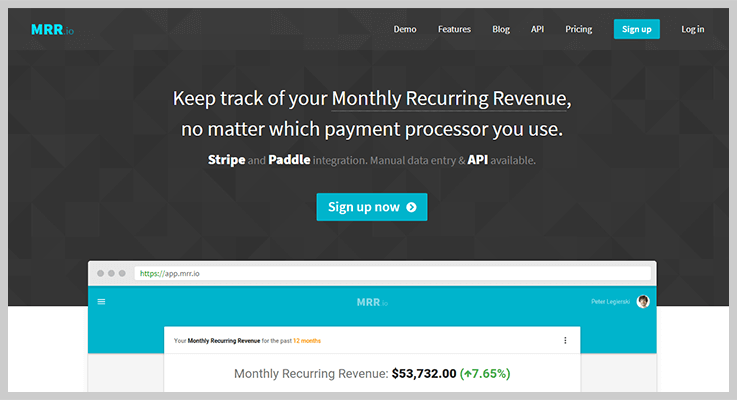 MRR.io Subscription Analytics Tool