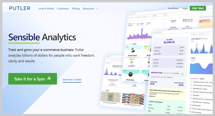 Putler PayPal Analytics Tools