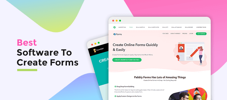 4+ Software To Create Forms | Build Forms For Payment & Surveys