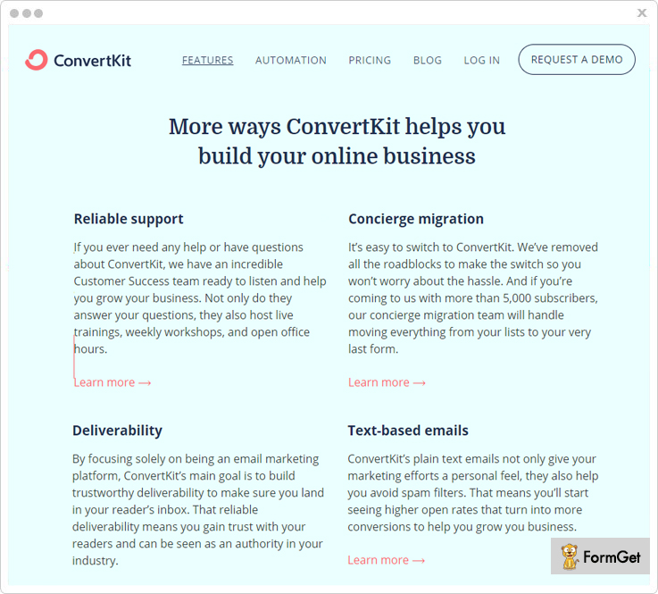 ConvertKit - Benchmark Email Alternatives