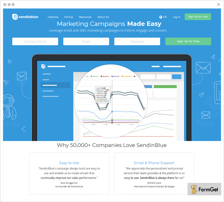 SendinBlue - Benchmark Email Alternatives