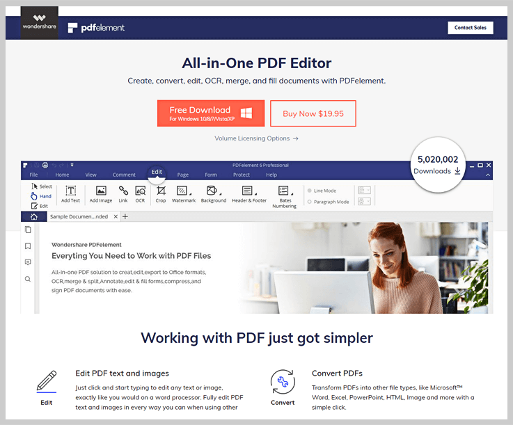 low cost pdf editor software