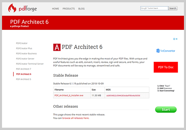 Pdfforge PDF Architect 6 