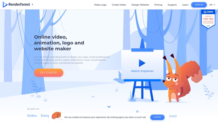 Renderforest - Logo Animation Software