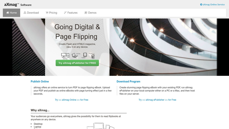 axmag Flipbook Software