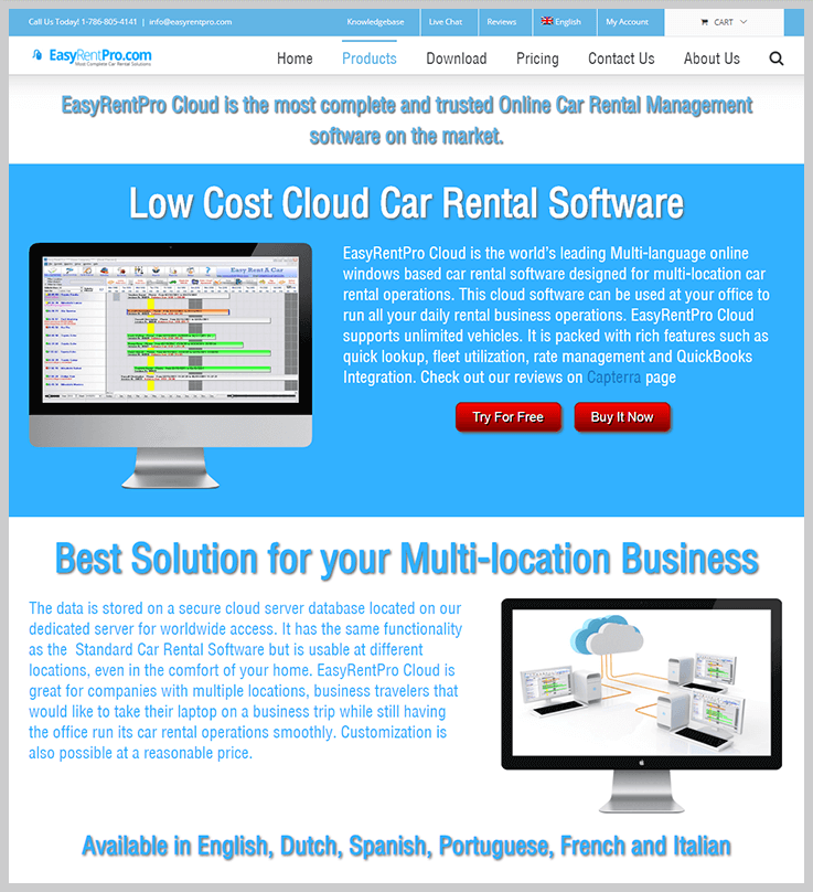 EasyRentPro - Car Rental Booking Software