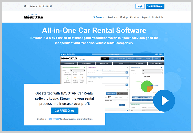 NAVOTAR - Car Rental Booking Software