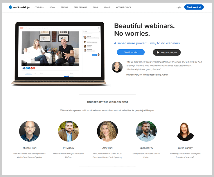 WebinarNinja - Webinar Software