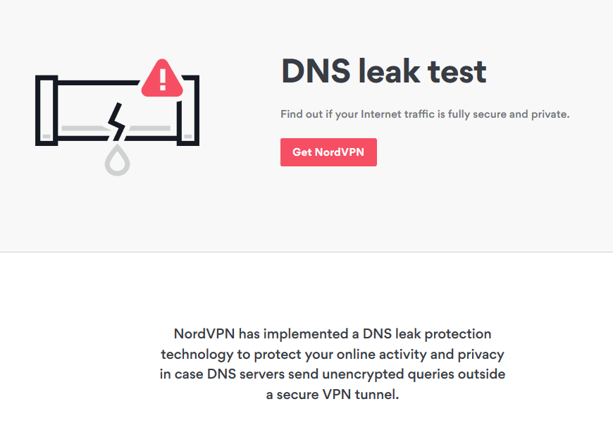 NordVPN DNS leak protection