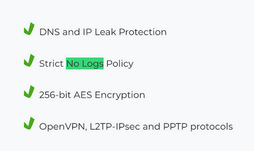 CyberGhost - No Logs Policy