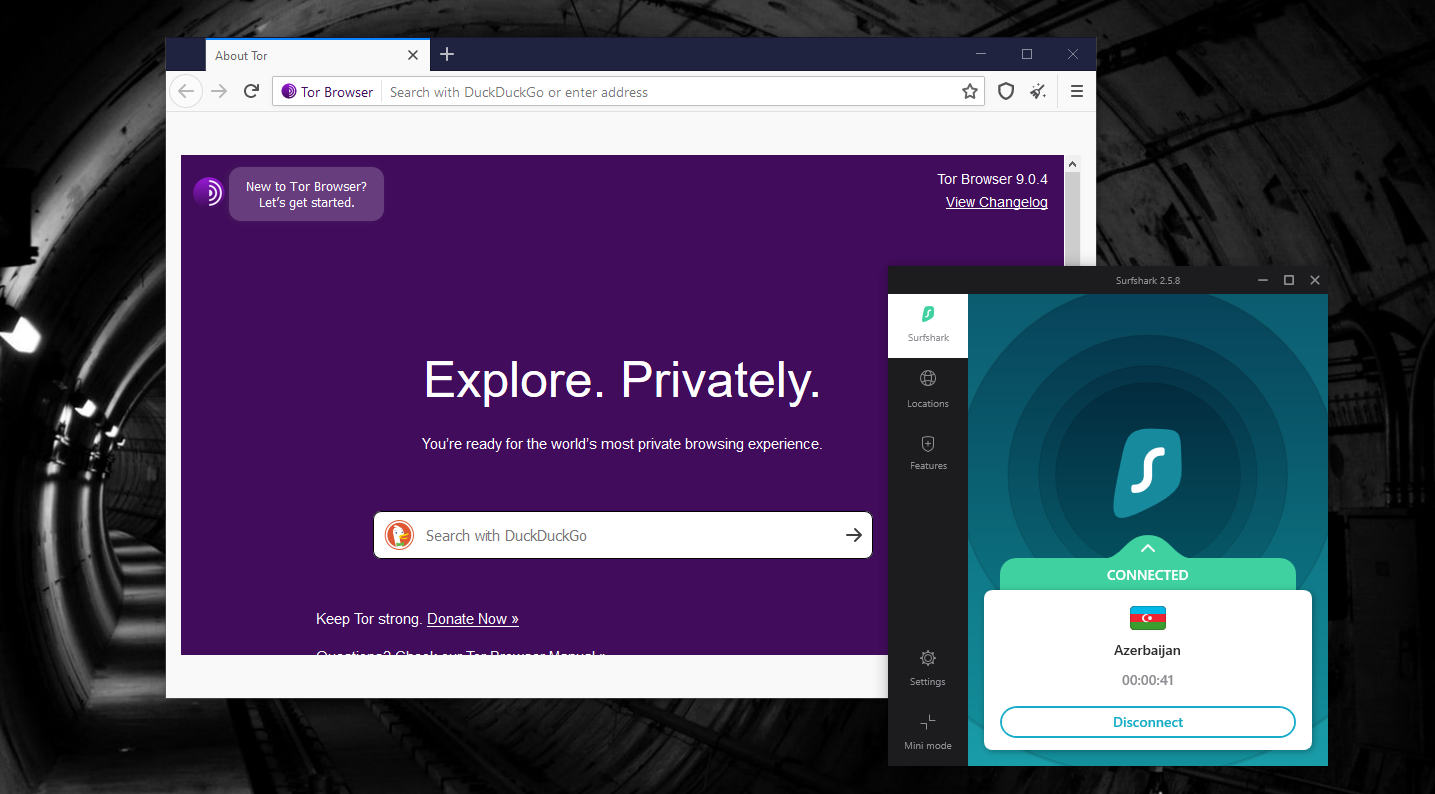 Surfshark - TOR - Access