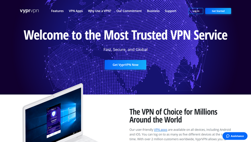 VyprVPN - Homepage