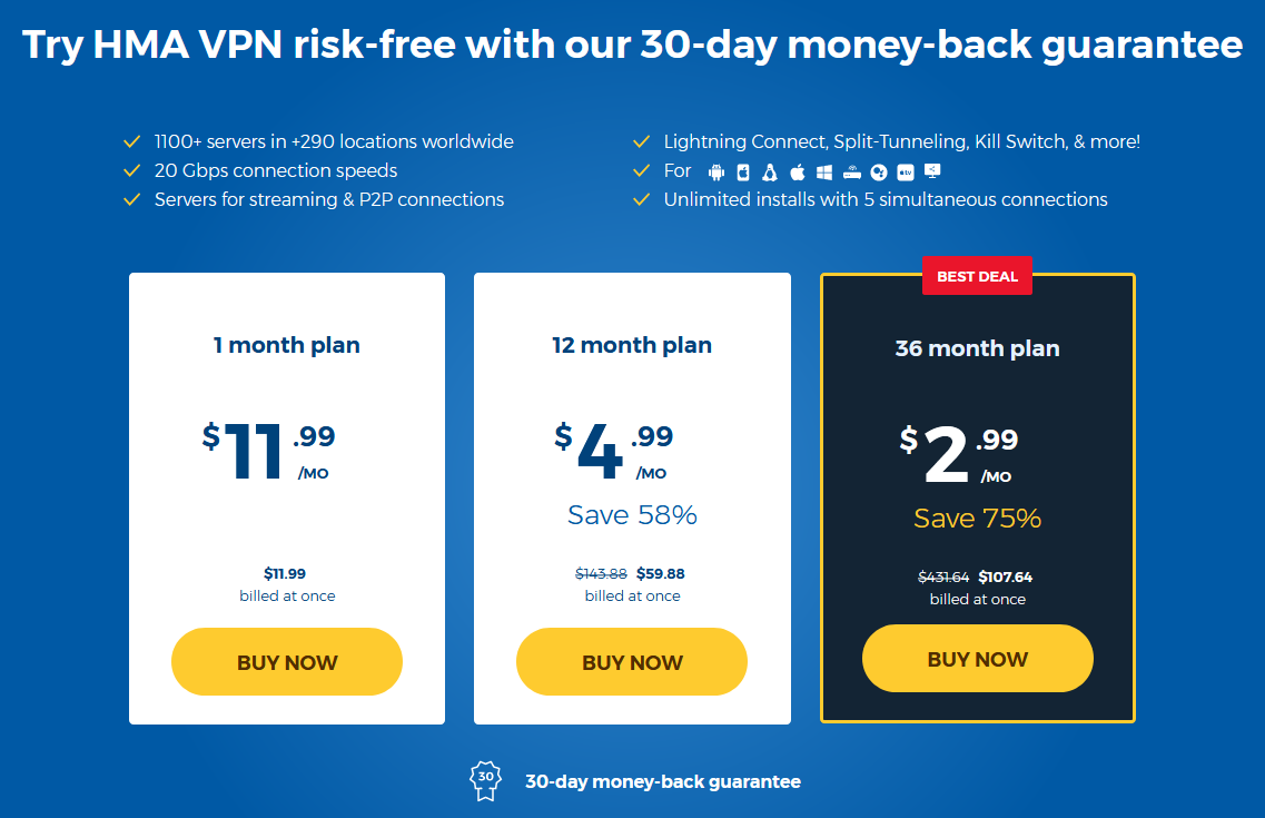 HMA - Pricing