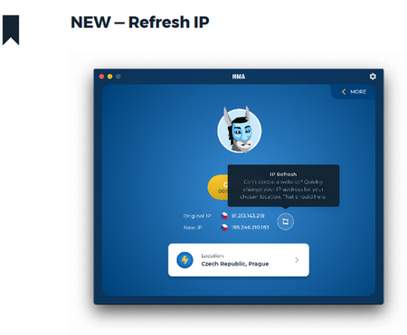HideMyAss - IP Refresh