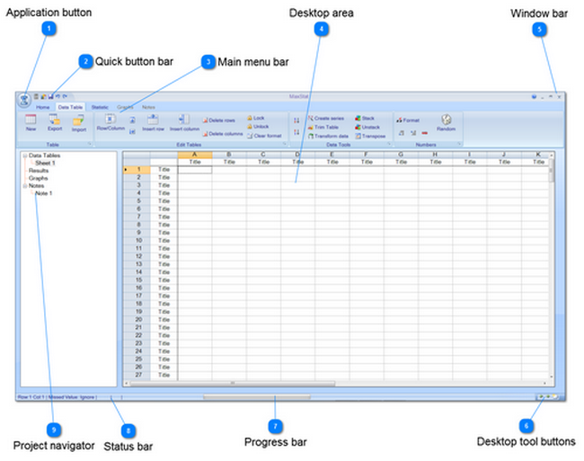 MaxStat - User Interface