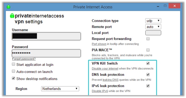 PIA - IP&DNS