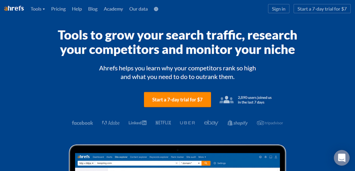 Ahrefs - Home