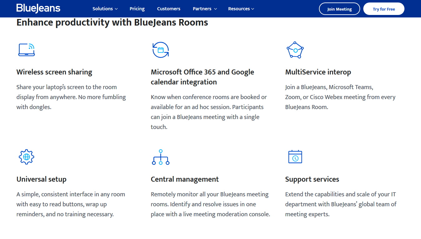 BlueJeans Additional Features