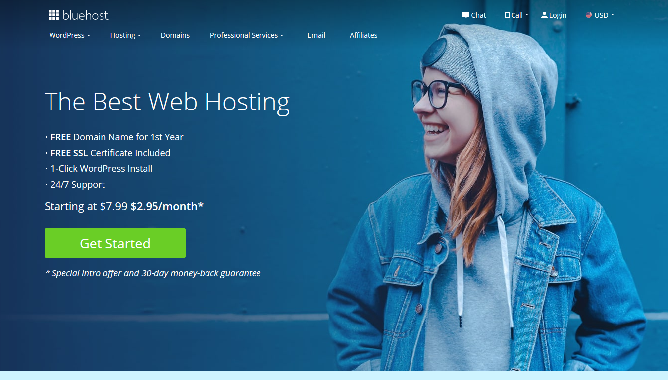 BlueHost Home