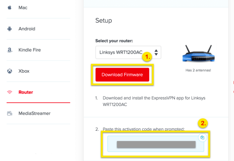 ExpressVPN - Router Settings