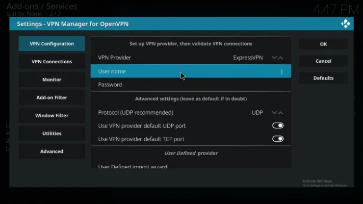 ExpressVPN - Kodi Setup