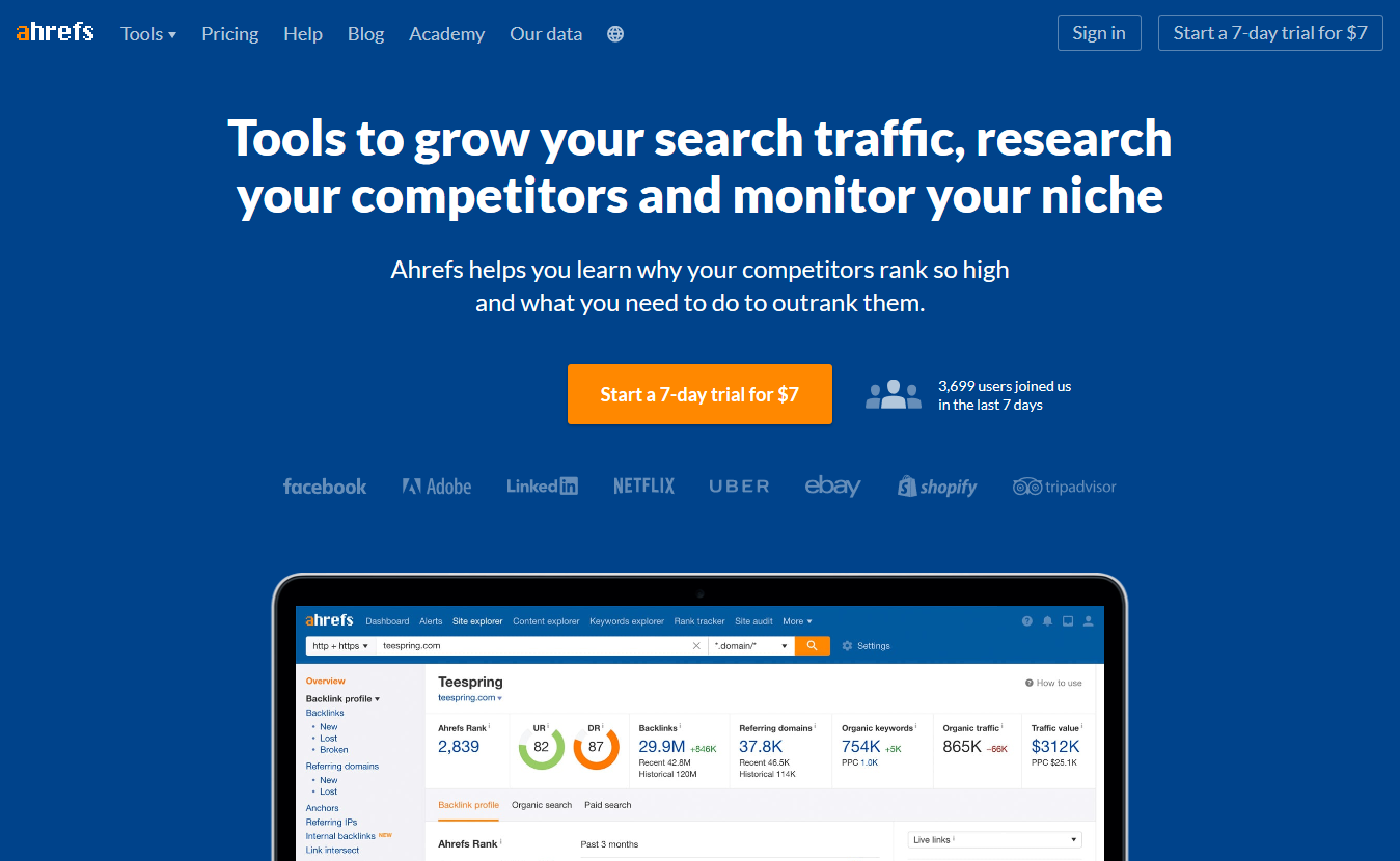 Ahrefs - Home