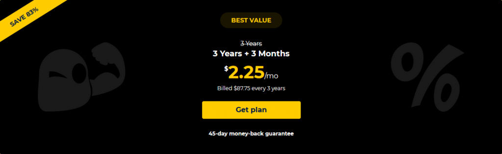 VPN - Deals - Cyberghost - Pricing
