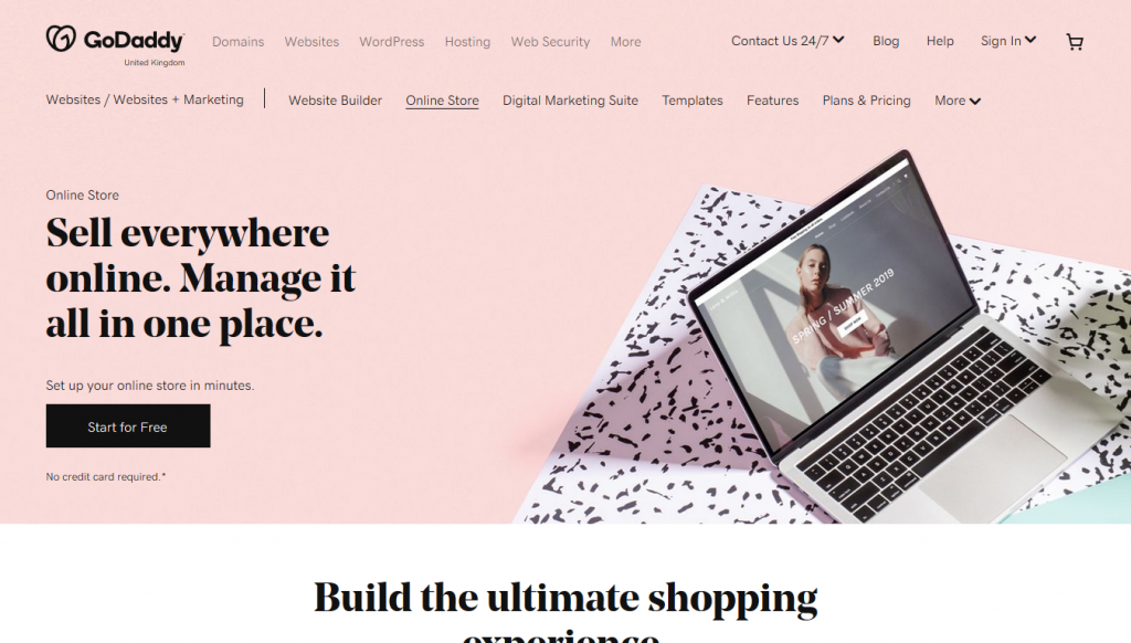 eCommerce - GoDaddy - Home