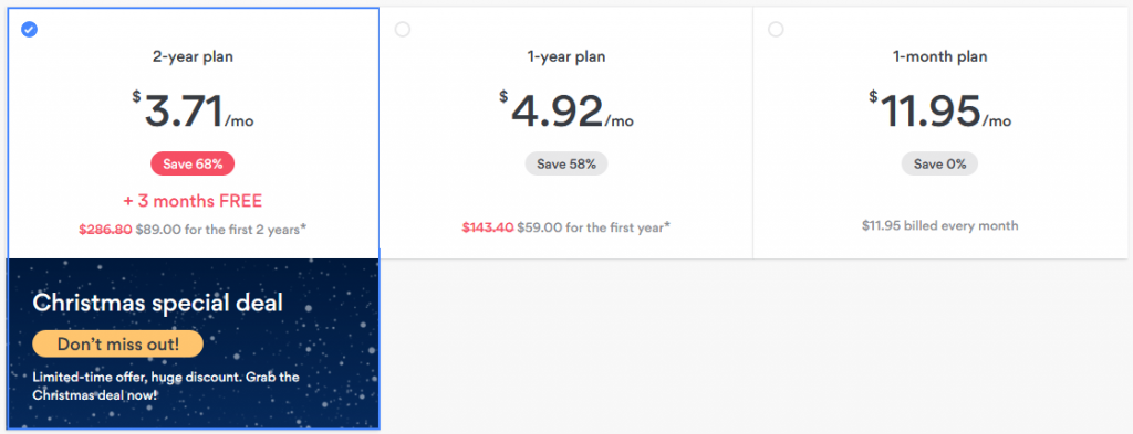VPN - Deals - NordVPN - Pricing