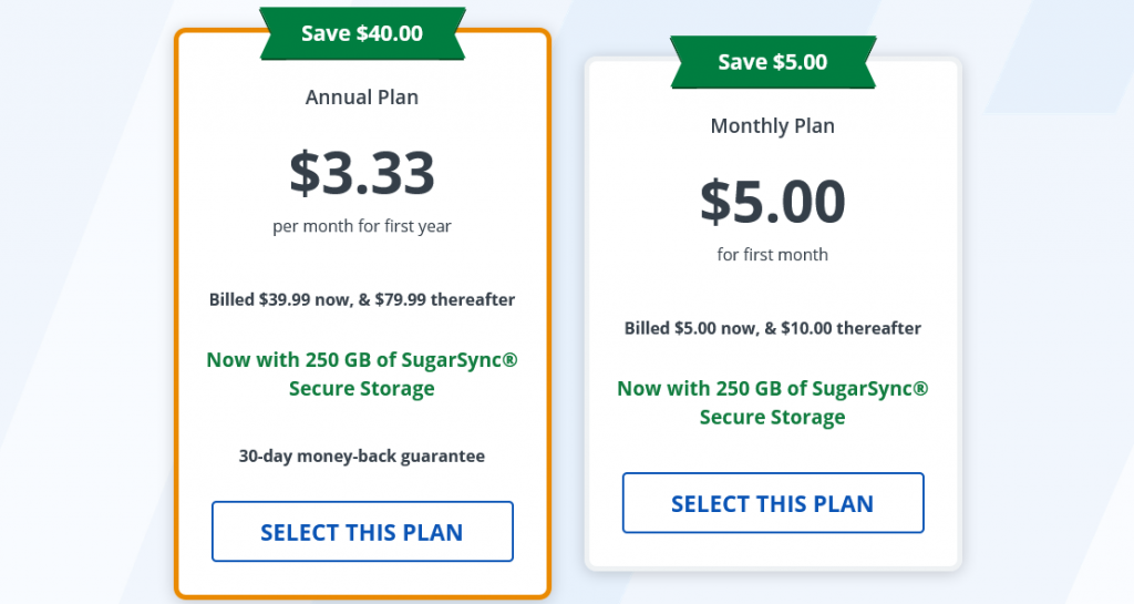 VPN - Deals - StrongVPN - Pricing