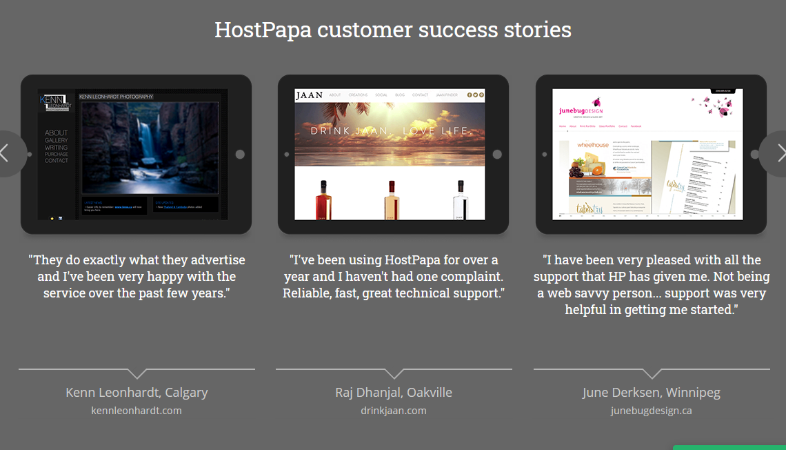 HostPapa Customer Reviews