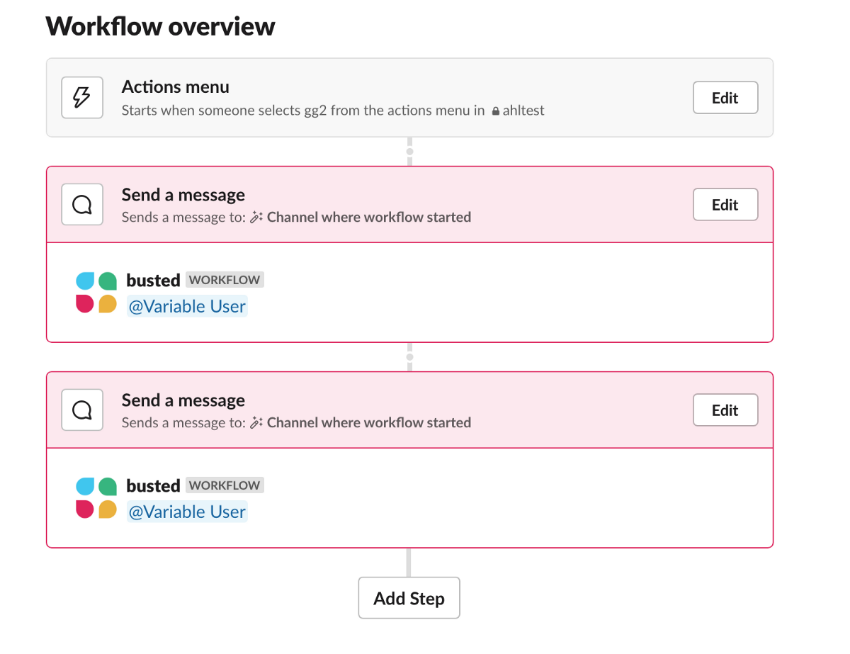 Slack - Workflow - Builder