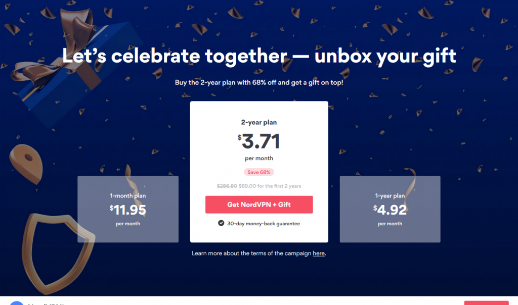 VPN - Deals - NordVPN - Pricing