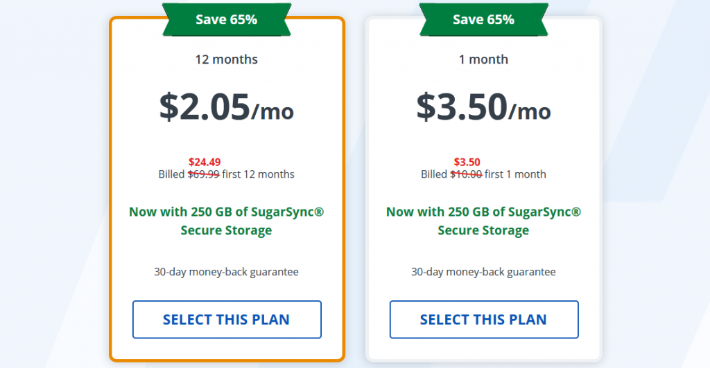 VPN - Deals - StrongVPN - Pricing
