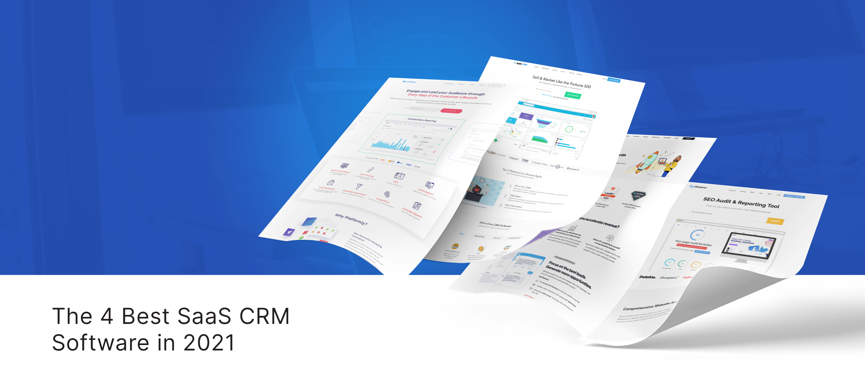 The 4 Best SaaS CRM Software in 2022