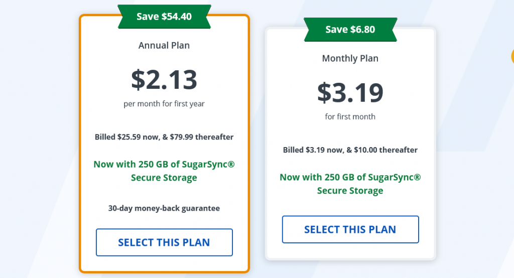 StrongVPN - Pricing