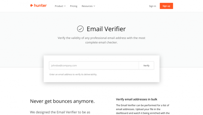 free unlimited email verifier online